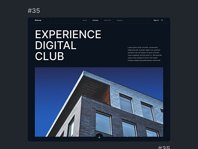 Daily UI 035 | Blog Post