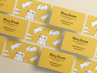 Business card adobe illustrator adobe photoshop branding business card graphic design illustration logo pet