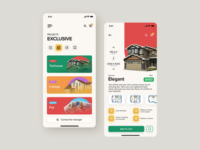 Mobile App Concept UI Design