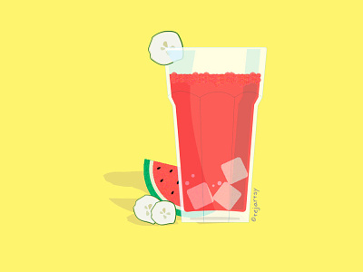 Summer Drink graphic design illustration vector