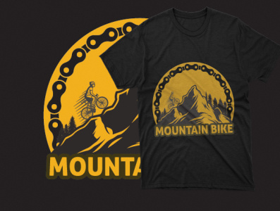Mountain Bike design graphic design illustration logo motion graphics t shirt vector