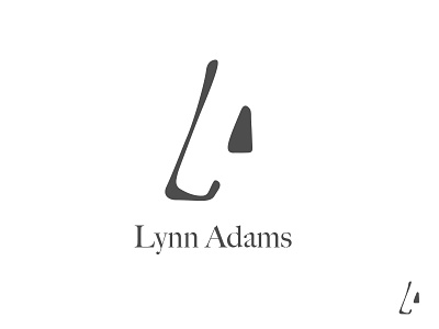 LA monogram logo