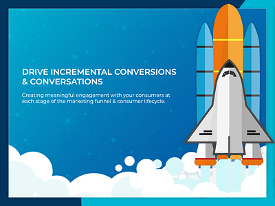 IncrementalGrowth blastoff boom consumer conversations conversions design drive conversations drive conversions engagements growth growth marketing illustration incremental growth marketing marketing funnel marketing lifecycle poster poster design rocket vector