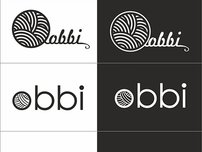 Variants of logo for handmade company "Obbi"