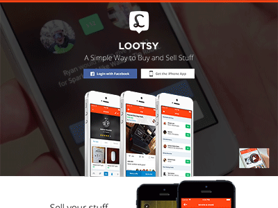 Lootsy for iPhone ecommerce gifs iphone lootsy web