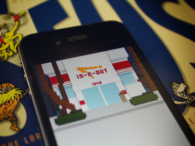 Visit IN-N-OUT on @EightBit 8 bit in n out iphone