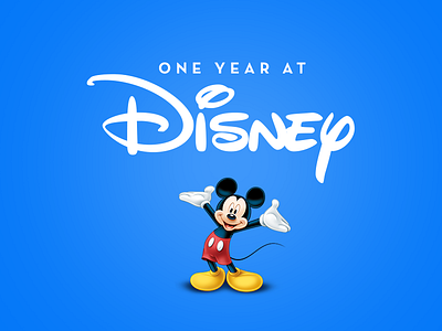 One Year at Disney! disney