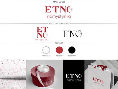 Visual identity for a Ukrainian ethnic jewelry brand adobeillustrator brand identity branding design graphic design logo pattern