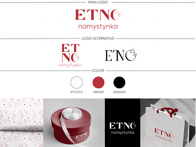 Visual identity for a Ukrainian ethnic jewelry brand