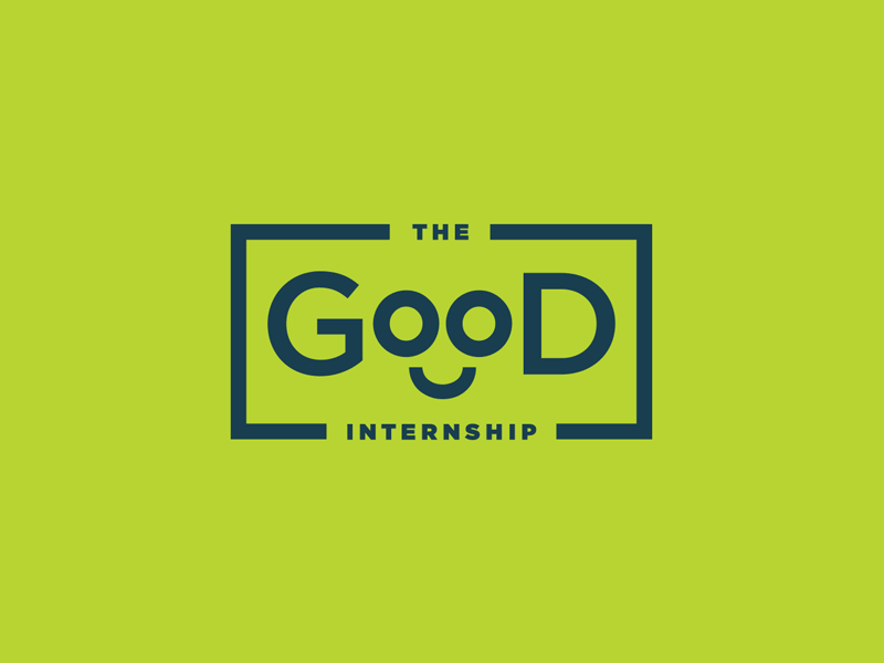 The Good Internship Logo good internship logo smiley face