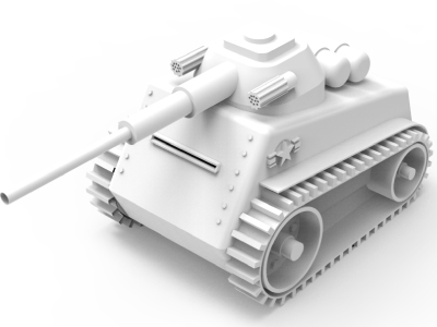Tank War 3d cheese claymodel deck lowpoly ratolas tank war