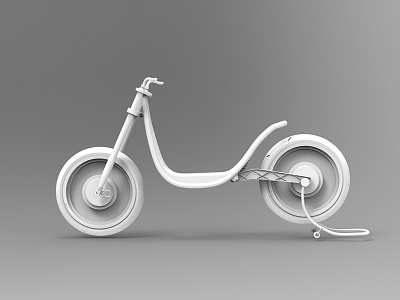 Concept modular electric bike #2 claymodel conceito industrial modelar motaeletrica moto test trasnport wip