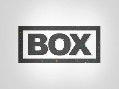 B O X box comission design diogosoares experiment gray logodesign test