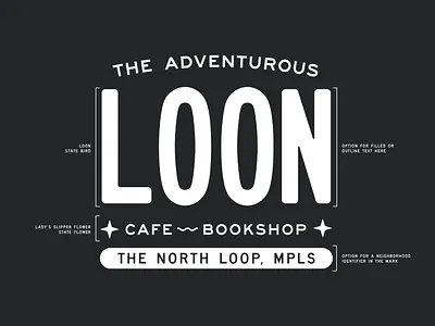 The Adventurous Loon branding design graphic design logo