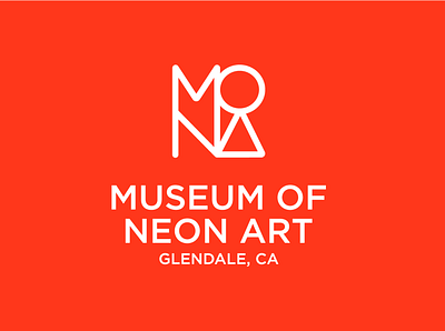 Museum of Neon Art Conceptual Branding branding design