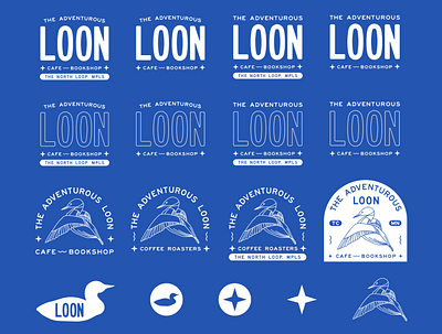 Loon Marks brand system branding design logo