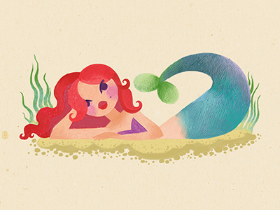 Little Mermaide by Elena Green on Dribbble