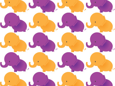 Elephant Pattern animals elephant illustration pattern vector