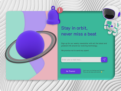 Daily UI Challenge #016 - Pop Up Message