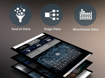 Data Process data icons inteface process tech ui warehouse webdesign