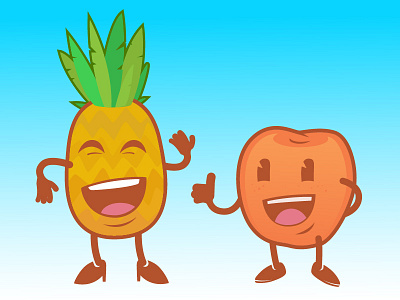 Cheerful fruits