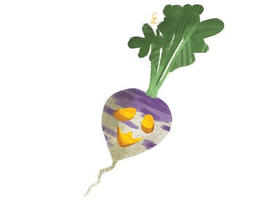 Halloween Turnip