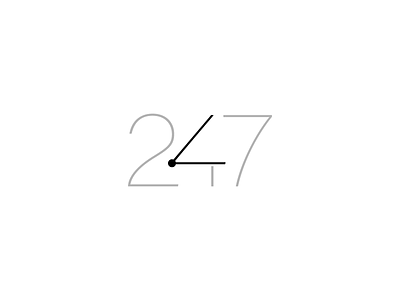 Minimalist 247 Logo