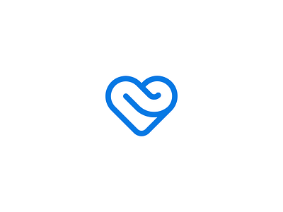 Heart Logo Icon heart icon heart line heart logo heart shape heart symbol heart vector icon logo love love icon love logo modern logo pictorial mark simple logo