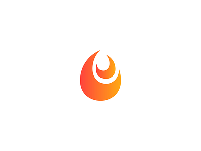 Fire Logo fire fire icon fire logo hot icon logo minimalist logo modern logo negative space pictorial mark simple logo