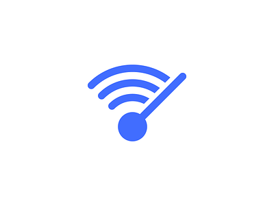 Fast Wifi Logo icon internet logo logo line modern logo negative space outline pictorial mark simple logo wifi icon wifi logo wifi signal