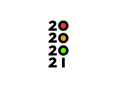2020 2021 2020 logo 2021 logo coronavirus covid19 hidden message icon logo logo ideas minimalist logo simple logo traffic light