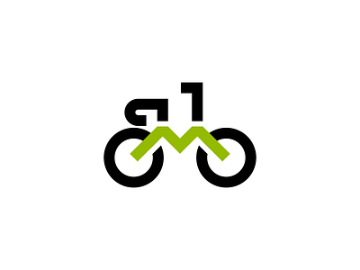 Bike Messenger Logo Concept #2 bicycle bicycle logo bike bike logo bike messenger delivery logo icon logo modern logo pictorial mark roadbike logo simple logo