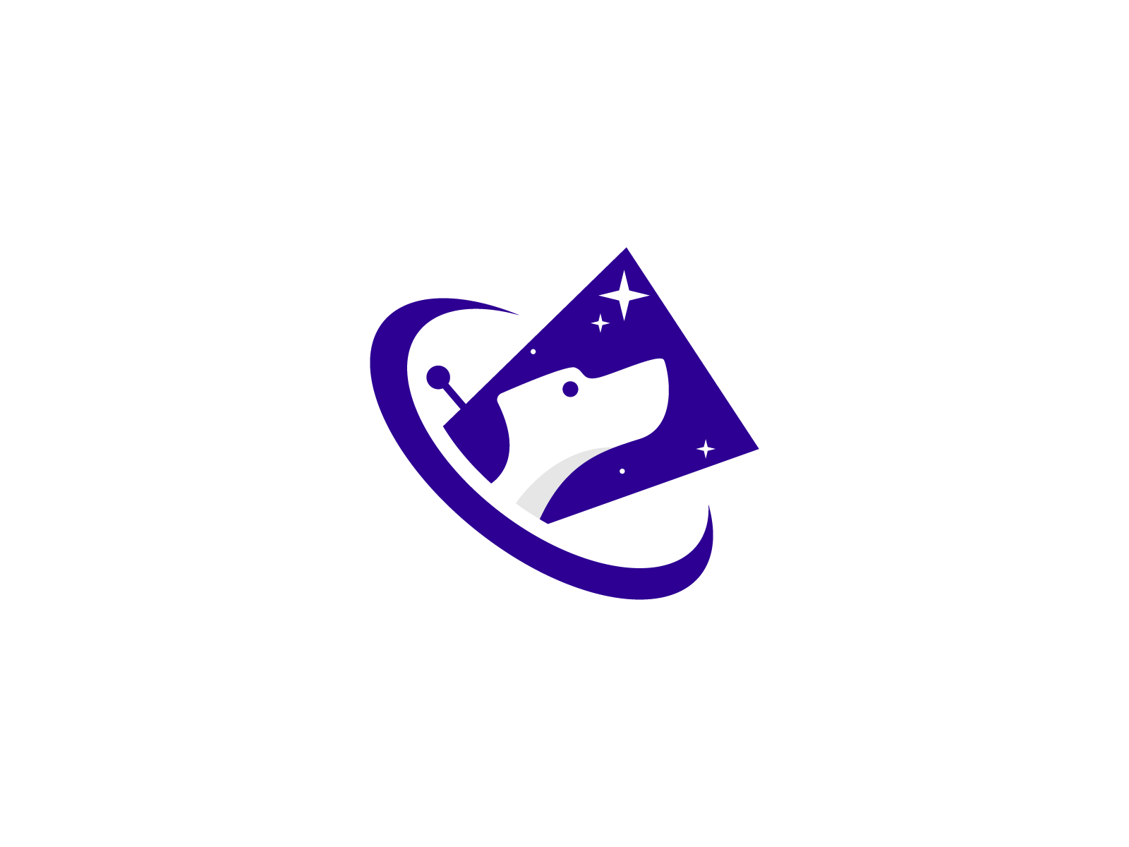 Cosmic Space Dog Logo Concept by Ery Prihananto on Dribbble