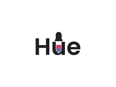 Hue Eyedropper Color Picker Logo Concept color color grading color picker eyedropper hue icon logo modern logo negative space logo pictorial mark sample simple logo