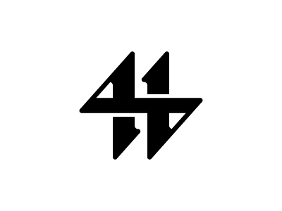 41 Logo Anagram 41 logo 44 logo anagram icon logo modern logo pictorial mark simple logo