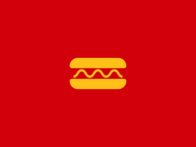 MM Hotdog Burger Logo Concept burger burger logo fast food hotdog hotdog logo icon logo modern logo negative space pictorial mark sausage simple logo vector
