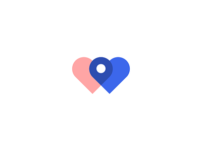 Love date logo love logo map logo simple logo