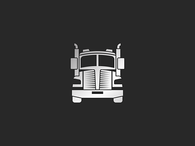 Truck Logo automotive logo big truck car logo icon logo negative space pictorial mark simple logo transformer logo transportation logo truck truck logo vehicle logo