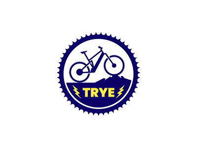 Electric Downhill Bike Logo
