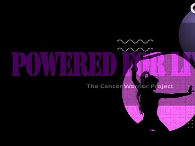 Powered For Living branding bryanlong cancer cancerwarrior design fundraising graphic design icon logo