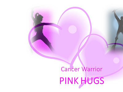 Pink Hugs branding bryanlong cancer cancerwarrior design fundraising graphic design icon logo
