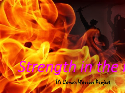 Strength in the Fire branding bryanlong cancer design fundraising graphic design icon logo
