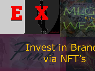 Invest in Brands via NFT’s branding bryanlong currency design digital graphic design icon logo ntfs