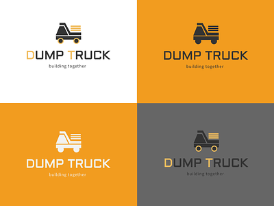 Logo dump truck