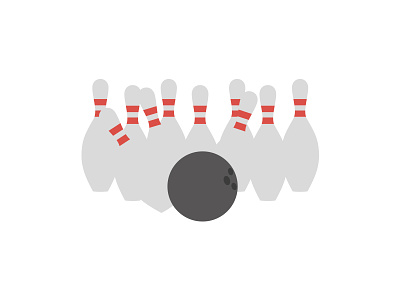 Influence bowling illustration influence