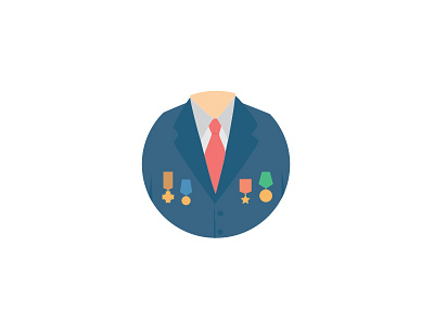 Badge badge icon illustration medals suit
