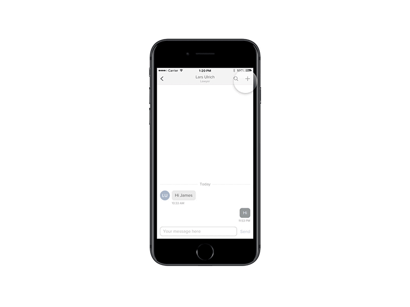 Group Chat animation app chat finance app framer group chat ios app prototype ui