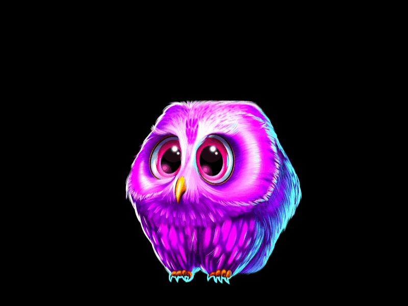 Little sweet owl animation animation character game gamedev indie owl spine