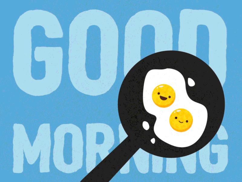 Morning Eggs (animation) animation character eggs game gamedev indie