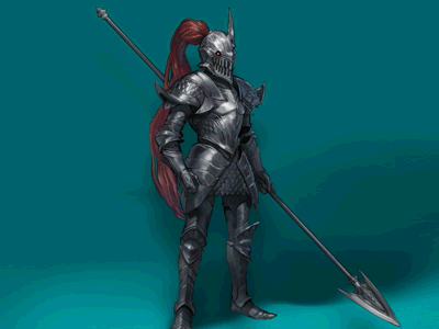 Knight Idle Animation animation character game gamedev indie knight spine
